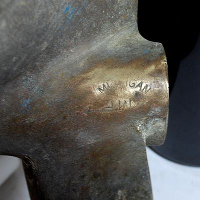 Vintage Bronze 3-Blade Boat Propeller 14x9 Made by Michigan Wheel Company Super Nice!