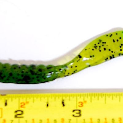 Lot of 3 Packages of Strike King Floating Worms 7.5" Ribbontail Watermelon (Var4)