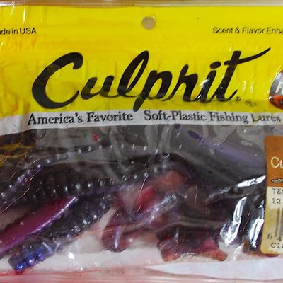 Lot of 24 Culprit & Bass Assassin Plastic / Rubber Worms 7" / 10" / 12" (Cmv5)