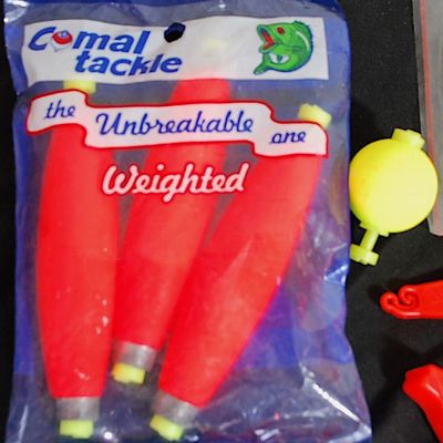Lot of Brand New, Sealed Comal Weighted Floats and Lindy Little Joe 1/4 oz Walking Slip Sinkers (Fav3)