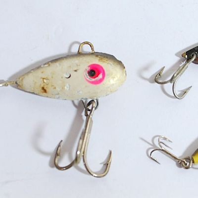 Lot of 3 Classic & Small Lures Mann's Little George / Rocky Jr / & More. (Kas9)