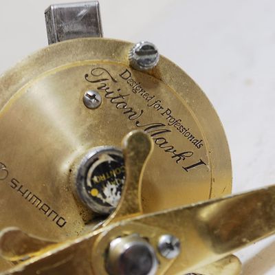 Shimano Triton Mark I Gold Professional Fishing Reel NICE! (Zac4)