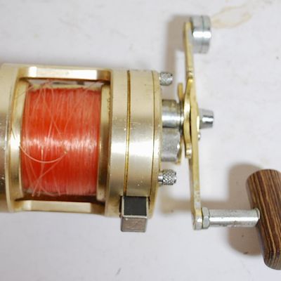 Shimano Triton Mark I Gold Professional Fishing Reel NICE! (Zac4)