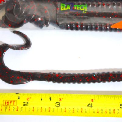Lot of 3 Packages STRIKE KING Revolutionary Soft Baits BRAND NEW 15 Curly Tail Worms (Chy3)