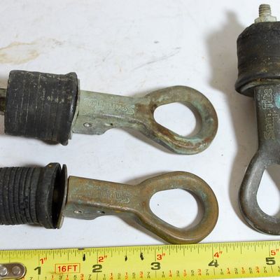 Lot of 3 Large Boat Plugs ALL SELLING TOGETHER FOR 1 MONEY (Uvh6)