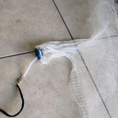 4 Ft Monofilament Cast Net 1/2" Mesh Easy To Throw! Like New!!