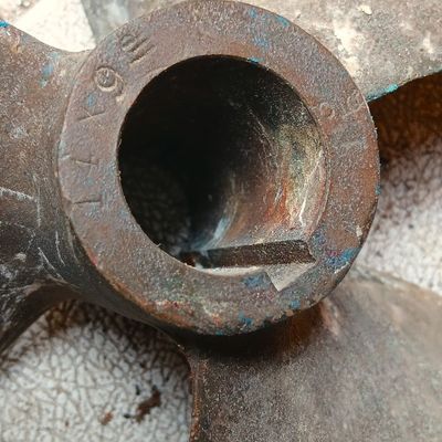 Vintage Bronze 3-Blade Boat Propeller 14x9 Made by Michigan Wheel Company Super Nice!