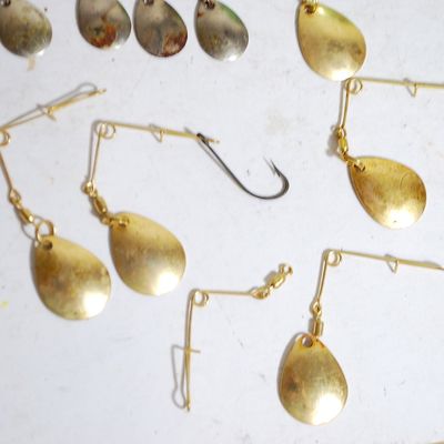 Lot of Spinners Gold and Silver Spinner Rigs (Nez5)