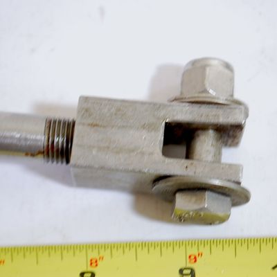 Marine Steering Connector Tie Bar Rod Adjustable Threaded w/ Fisheye Boat Part