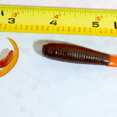 Lot of Tiny Tubi and Grub Jigs & Jigheads in 2-Sided Tackle Box ALL FOR 1 MONEY (Cce45)