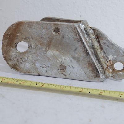 Heavy-Duty Stainless Steel Boat Bow Scur Plate w/ Eye - Bow Protector