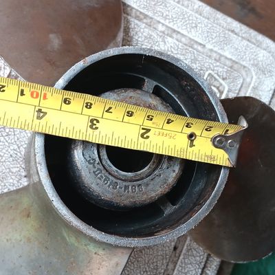 Michigan Wheel 3-Blade Stainless Steel Outboard Motor Propeller 13 x 19 RH Nice!