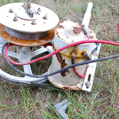 Vintage Boat Line Hauler / Down-Rigger / Out-Rigger / Trap Puller? Crank For Deep Trolling ?for Large Gamefish