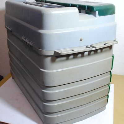 Plano Tackle Box GUIDE Series w/ 4 Drawers, 2 Top Compartments & Side Lure Holders!
