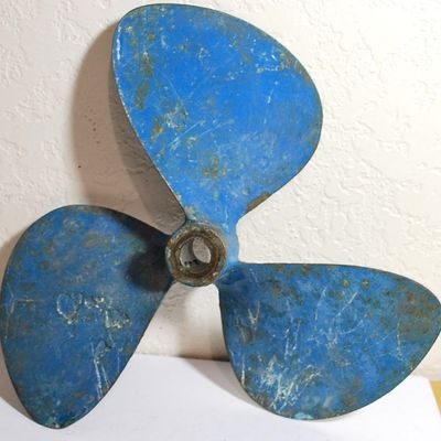 Vintage 13" Bronze 3-Blade Boat Propeller #3462 CUP Chris Craft Nice!