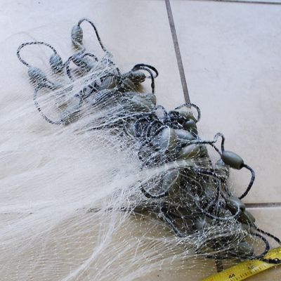 4 Ft Monofilament Cast Net 1/2" Mesh Easy To Throw! Like New!!