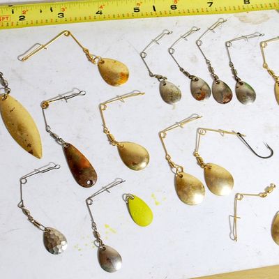 Lot of Spinners Gold and Silver Spinner Rigs (Nez5)