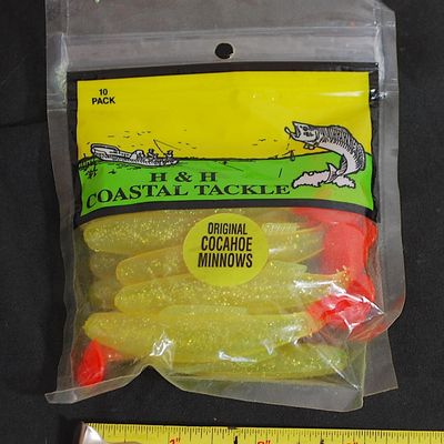 Lot of 20 NEW H&H Coastal Tackle Cocahoe Soft Bait Jigs and 19 Jig Lead-heads (Dev5)