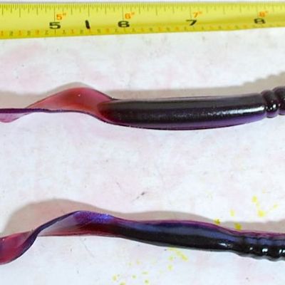 Lot of 24 Culprit & Bass Assassin Plastic / Rubber Worms 7" / 10" / 12" (Cmv5)