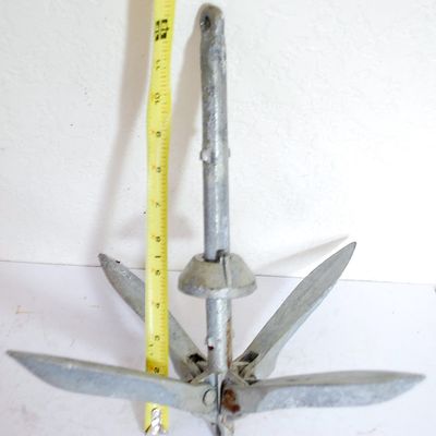 Folding Grapnel Anchor 2.3 kg. (about 5 lbs). EXCELLENT