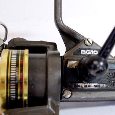 Vintage Daiwa Black Gold Spinning Reel BG10 & 2 Spare Matching Spools - Japan (Eeg4)