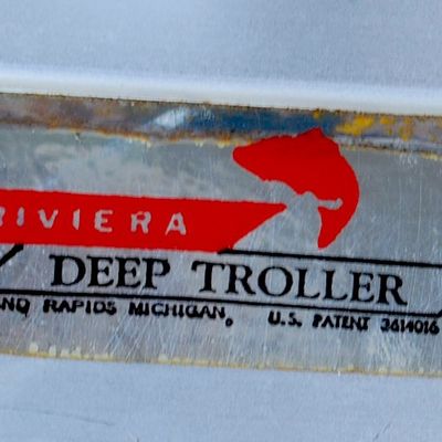 Riviera Short Arm Manual Downrigger Crank Fishing Tool WORKS GREAT