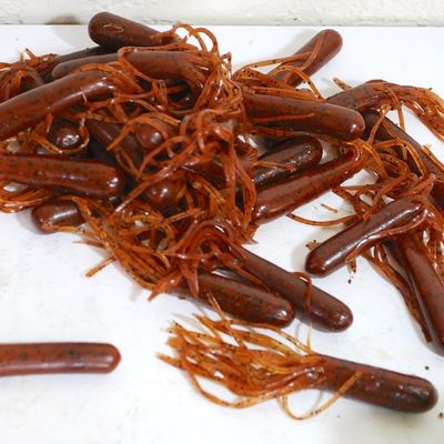 Lot of 38 Tubi Lures & 5 Lead Jig Heads BRAND NEW (Pjt4)