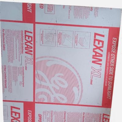 LEXAN XL Polycarbonate Plexiglass 1/2" Thick BULLET PROOF 24" x 29" NEW Great for Marine Use! (B)