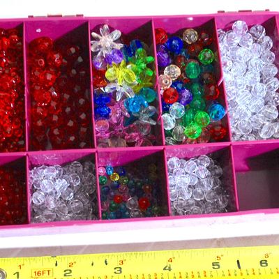 Tackle Box Full of Beads & Spoons for Making All Kinds Of Fishing Rigs!! (Bry2)