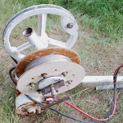 Vintage Boat Line Hauler / Down-Rigger / Out-Rigger / Trap Puller? Crank For Deep Trolling ?for Large Gamefish