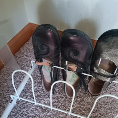3 PAIRS OF LADIES NAOT SHOES 8.5
