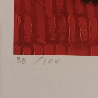 "THE MEASURING" SIGNED AND #'D PLUS 3 OTHER PICTURES