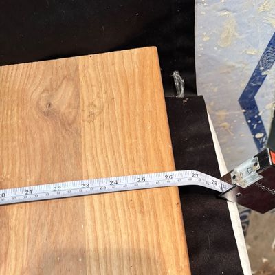 26” hardwood lumber piece