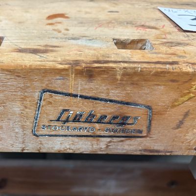vintage European-style carpenter's bench