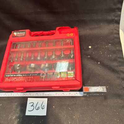 Hickory Woodworking 16-Piece Forstner Bit Set, model FBS-1016