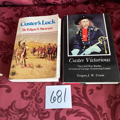 Custer Book Lot