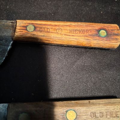 Vintage Meat Cleaver and Knife
