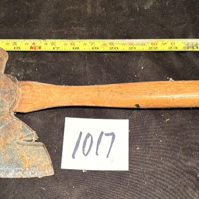 vintage carpenter's hatchet