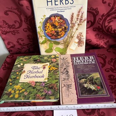 Herb Book Lot