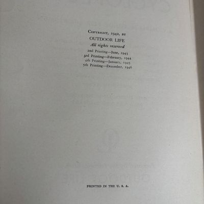Outdoor Life Cyclopaedia 5th Printing-1946 HBDJ