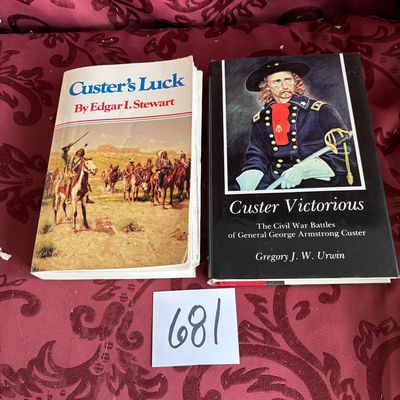 Custer Book Lot