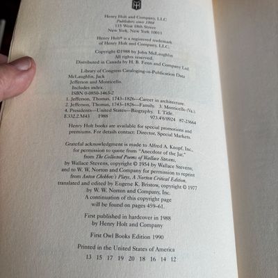 Jefferson Book Lot