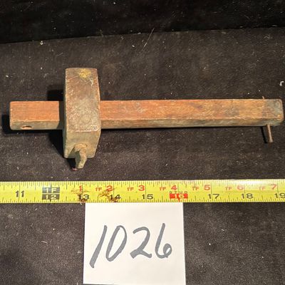 Antique Wood Scribe Woodworking Tool Mortise Marking Gauge Carpenter