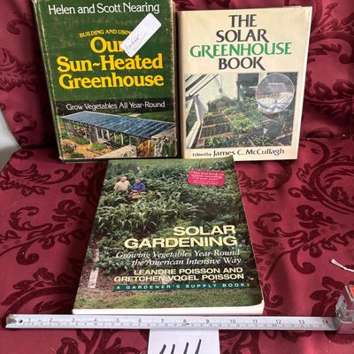 Solar Greenhouse Book Lot