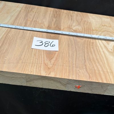 30” hardwood lumber piece