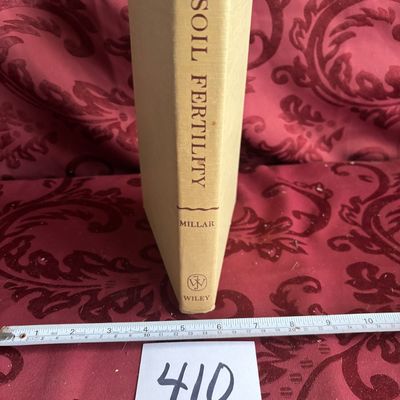 Soil Fertility Book by C.E. Millar