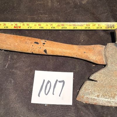 vintage carpenter's hatchet