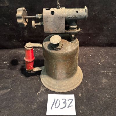 Vintage Turner Antique Brass Blow Torch