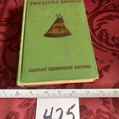 TWO LITTLE SAVAGES American Woodcraft for Boys by Ernest Thompson Seton, 1911 HB
