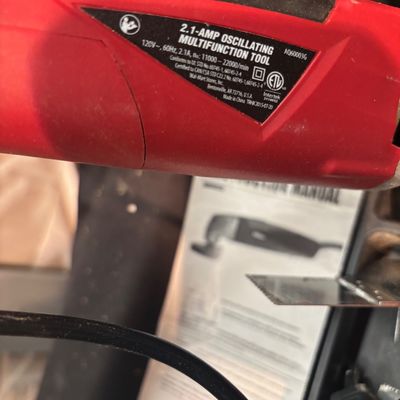 Hyper Tough 2.1 Amp Corded Oscillating Multifunction Tool